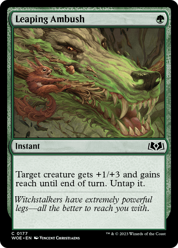 Leaping Ambush (WOE-177) - Wilds of Eldraine