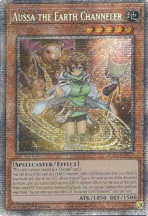 Aussa the Earth Channeler (Starlight Rare) (POTE-EN032) - Power of the Elements 1st Edition