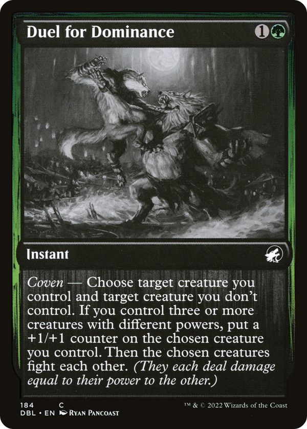 Duel for Dominance (DBL-184) - Innistrad: Double Feature Foil