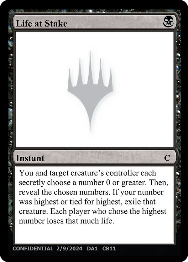 Life at Stake (UNK-CB11A) - Unknown Event
