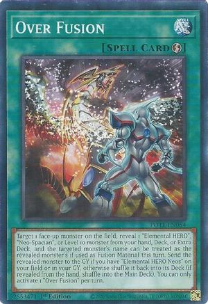 Over Fusion (POTE-EN054) - Power of the Elements 1st Edition