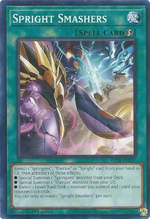 Spright Smashers (POTE-EN057) - Power of the Elements 1st Edition