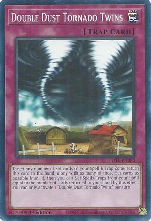 Double Dust Tornado Twins (POTE-EN080) - Power of the Elements 1st Edition