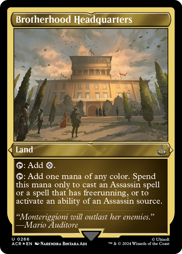 Brotherhood Headquarters (Foil Etched) (ACR-266) - Assassin's Creed Foil