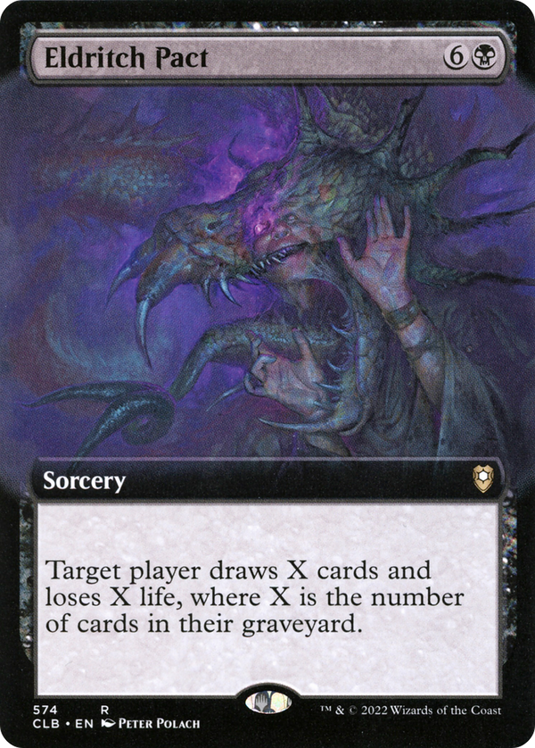 Eldritch Pact (Extended Art) (CLB-574) - Commander Legends: Battle for Baldur's Gate: (Extended Art) Foil