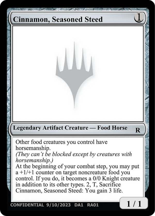 Cinnamon, Seasoned Steed (UNK-) - Unknown Event