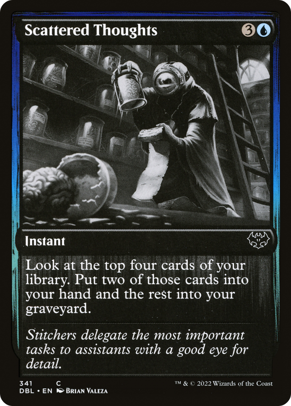 Scattered Thoughts (DBL-341) - Innistrad: Double Feature Foil
