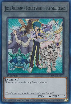 Jesse Anderson - Bonder with the Crystal Beasts (SDCB-EN047) - Structure Deck: Legend of the Crystal Beasts 1st Edition