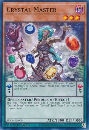 Crystal Master (SDCB-EN009) - Structure Deck: Legend of the Crystal Beasts 1st Edition