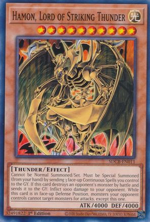Hamon, Lord of Striking Thunder (SDCB-EN011) - Structure Deck: Legend of the Crystal Beasts 1st Edition