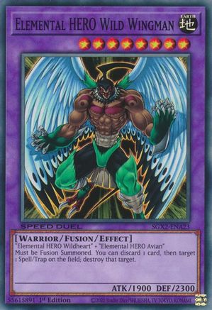 Elemental HERO Wild Wingman (SGX2-ENA23) - Speed Duel GX: Midterm Paradox 1st Edition