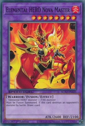 Elemental HERO Nova Master (SGX2-ENA25) - Speed Duel GX: Midterm Paradox 1st Edition