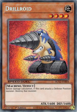 Drillroid (Secret Rare) (SGX2-ENB04) - Speed Duel GX: Midterm Paradox 1st Edition