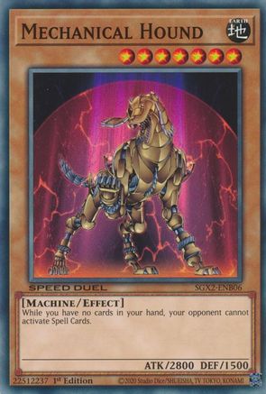 Mechanical Hound (SGX2-ENB06) - Speed Duel GX: Midterm Paradox 1st Edition