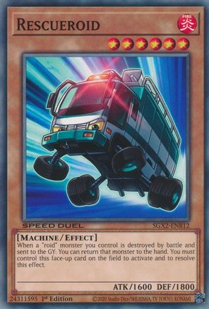 Rescueroid (SGX2-ENB12) - Speed Duel GX: Midterm Paradox 1st Edition