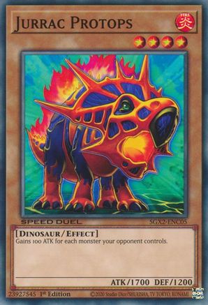 Jurrac Protops (SGX2-ENC05) - Speed Duel GX: Midterm Paradox 1st Edition