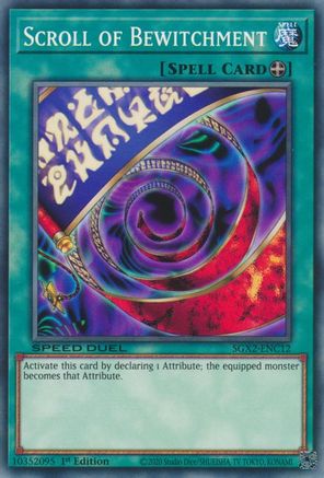 Scroll of Bewitchment (SGX2-ENC12) - Speed Duel GX: Midterm Paradox 1st Edition