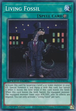 Living Fossil (SGX2-ENC16) - Speed Duel GX: Midterm Paradox 1st Edition