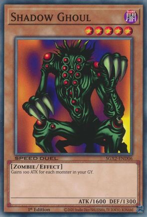 Shadow Ghoul (SGX2-END06) - Speed Duel GX: Midterm Paradox 1st Edition