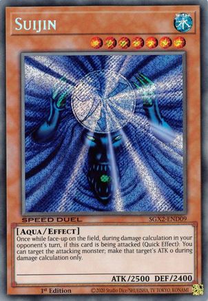 Suijin (Secret Rare) (SGX2-END09) - Speed Duel GX: Midterm Paradox 1st Edition