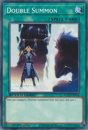 Double Summon (SGX2-END18) - Speed Duel GX: Midterm Paradox 1st Edition