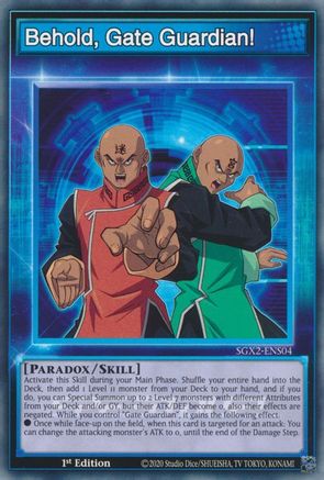 Behold, Gate Guardian! (SGX2-ENS04) - Speed Duel GX: Midterm Paradox 1st Edition
