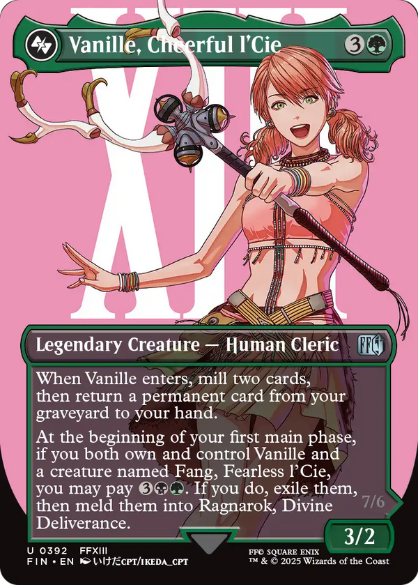Vanille, Cheerful l'Cie (Borderless) (FIN-392) - FINAL FANTASY