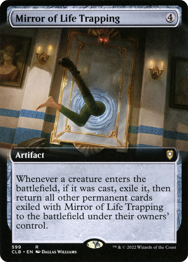 Mirror of Life Trapping (Extended Art) (CLB-599) - Commander Legends: Battle for Baldur's Gate: (Extended Art) Foil