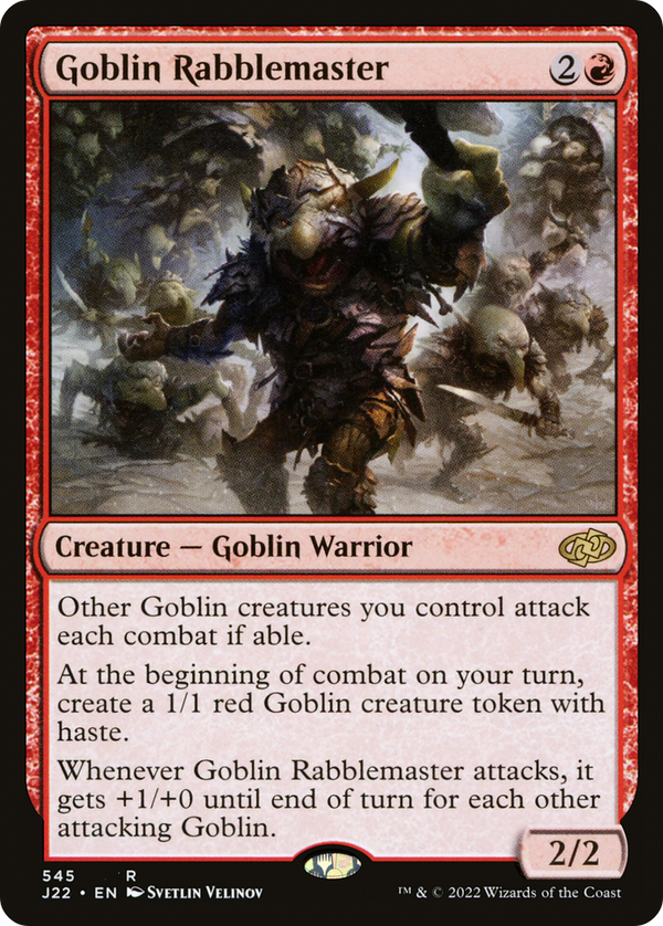 Goblin Rabblemaster (J22-545) - Jumpstart 2022