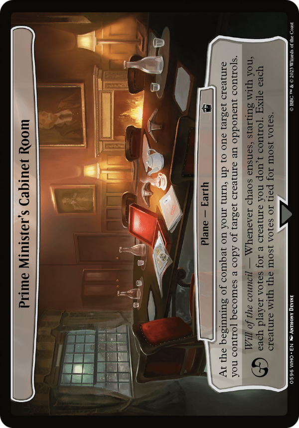 Prime Minister's Cabinet Room (WHO-596) - Doctor Who