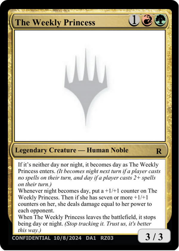 The Weekly Princess (UNK-RZ03E) - Unknown Event