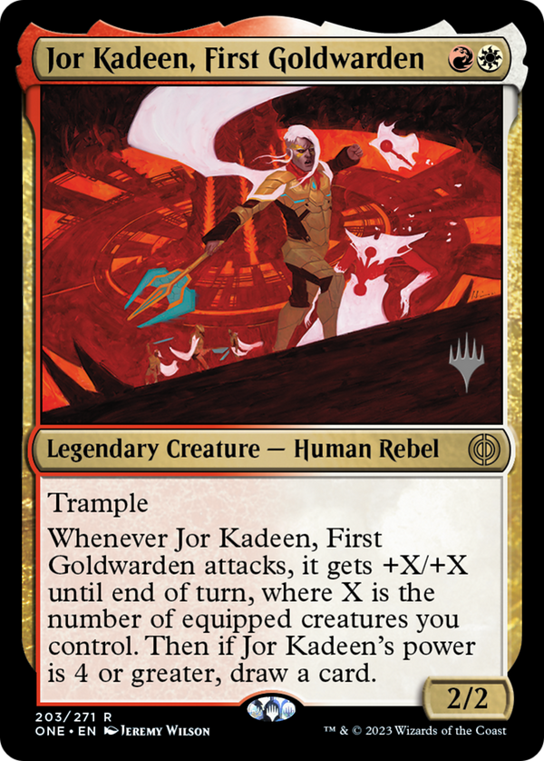 Jor Kadeen, First Goldwarden (PPONE-203) - Phyrexia: All Will Be One Promos Foil