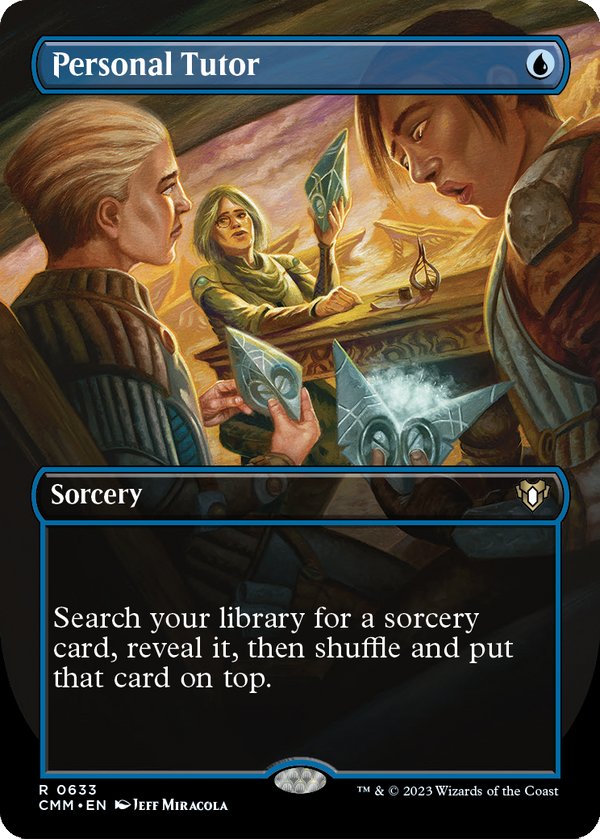 Personal Tutor (Borderless) (CMM-633) - Commander Masters Foil
