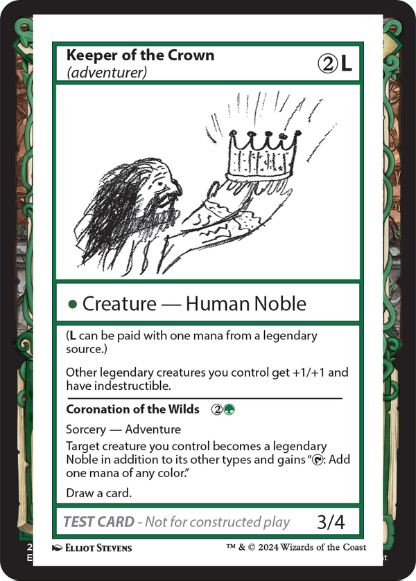 Keeper of the Crown (adventurer) (MB2PC-) - Mystery Booster 2