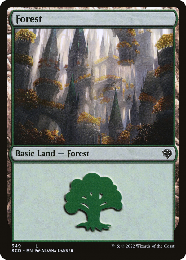 Forest (349) (SCD-349) - Starter Commander Decks