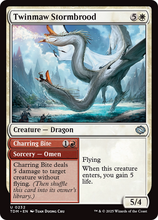 Twinmaw Stormbrood (TDM-232) - Tarkir: Dragonstorm Foil