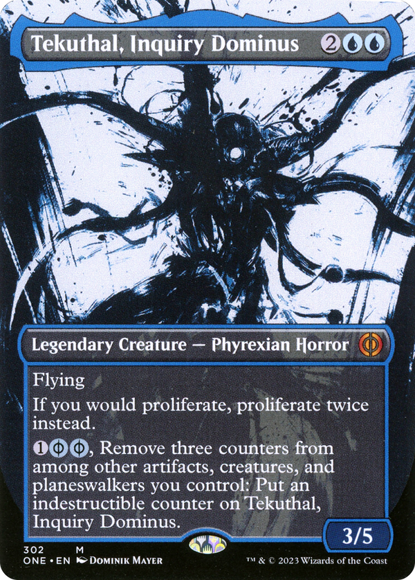 Tekuthal, Inquiry Dominus (Showcase) (ONE-302) - Phyrexia: All Will Be One: (Showcase) (Borderless)