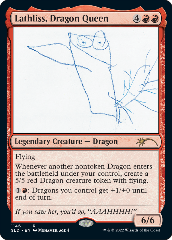 Lathliss, Dragon Queen (1146) (SLD-1146) - Secret Lair Drop