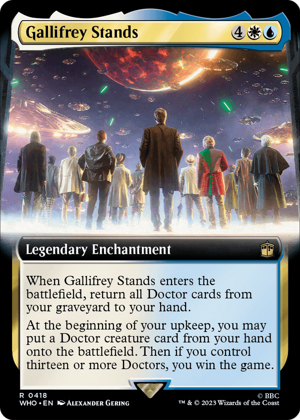 Gallifrey Stands (Extended Art) (WHO-418) - Doctor Who: (Extended Art)