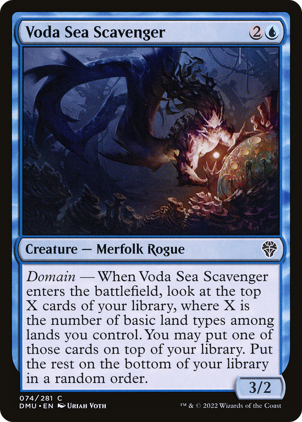 Voda Sea Scavenger (DMU-074) - Dominaria United Foil