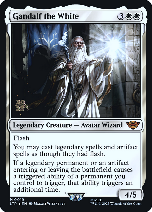 Gandalf the White (PRE-019) - Tales of Middle-earth Promos Foil