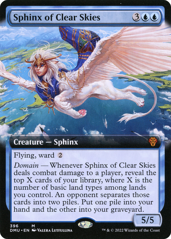 Sphinx of Clear Skies (Extended Art) (DMU-396) - Dominaria United: (Extended Art) Foil
