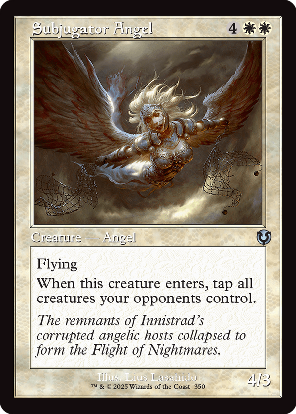 Subjugator Angel (Retro Frame) (INR-350) - Innistrad Remastered