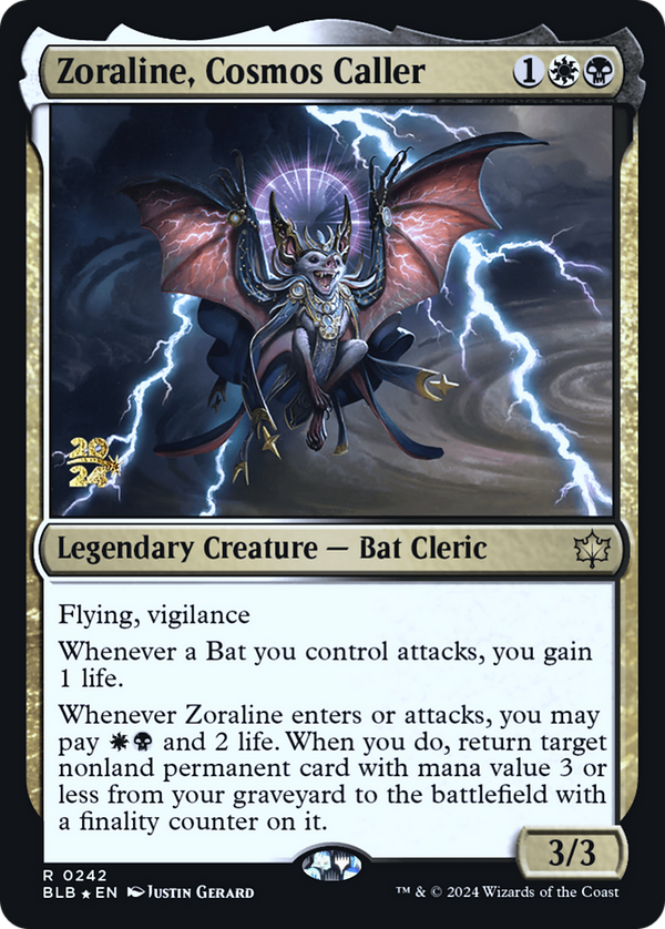 Zoraline, Cosmos Caller (PRE-242) - Bloomburrow Promos Foil