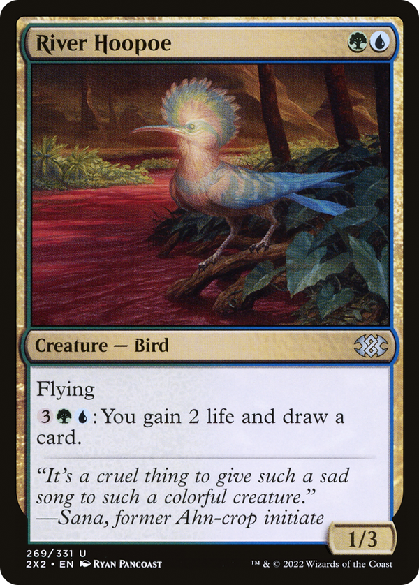 River Hoopoe (2X2-269) - Double Masters 2022 Foil