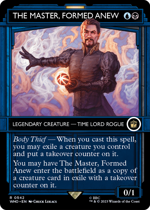 The Master, Formed Anew (Showcase) (WHO-542) - Doctor Who: (Showcase) (Borderless) Foil
