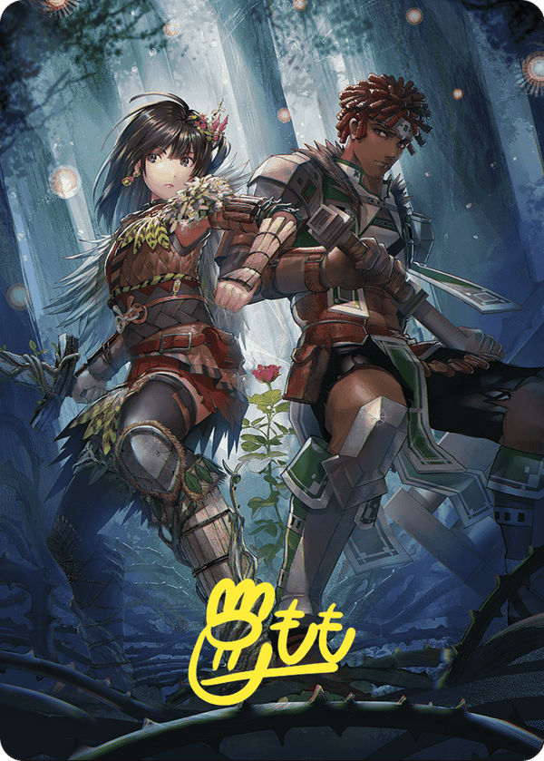 Defense of the Heart // Defense of the Heart (AWOE-081) - Wilds of Eldraine Art Series (Borderless)