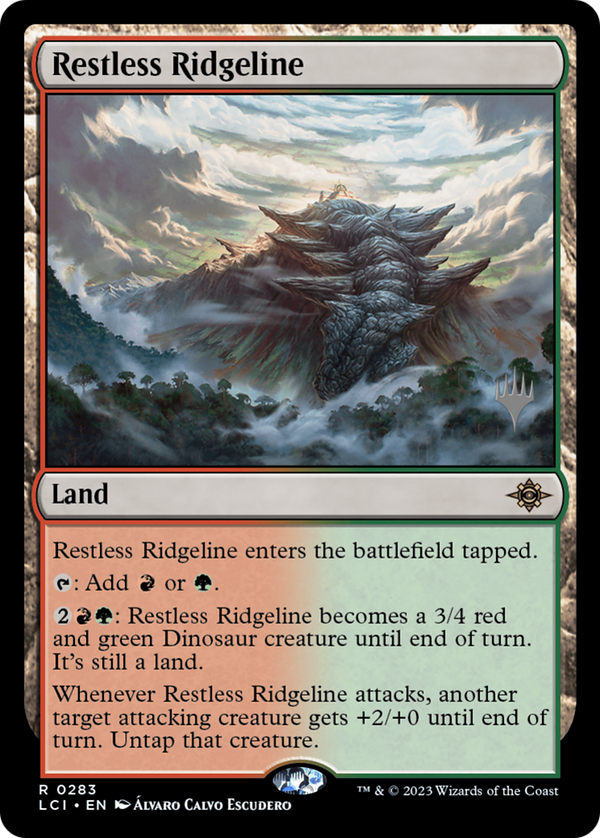 Restless Ridgeline (PPLCI-283) - The Lost Caverns of Ixalan Promos Foil