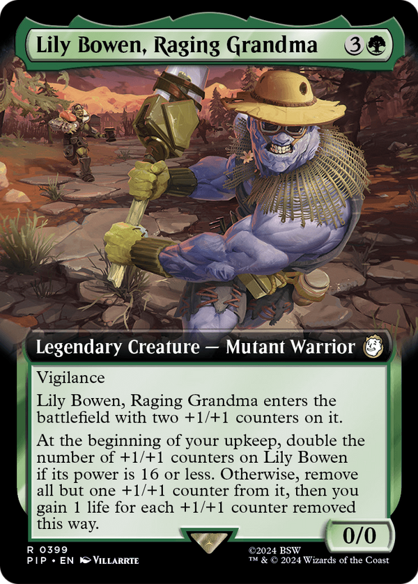 Lily Bowen, Raging Grandma (Extended Art) (PIP-399) - Fallout: (Extended Art)
