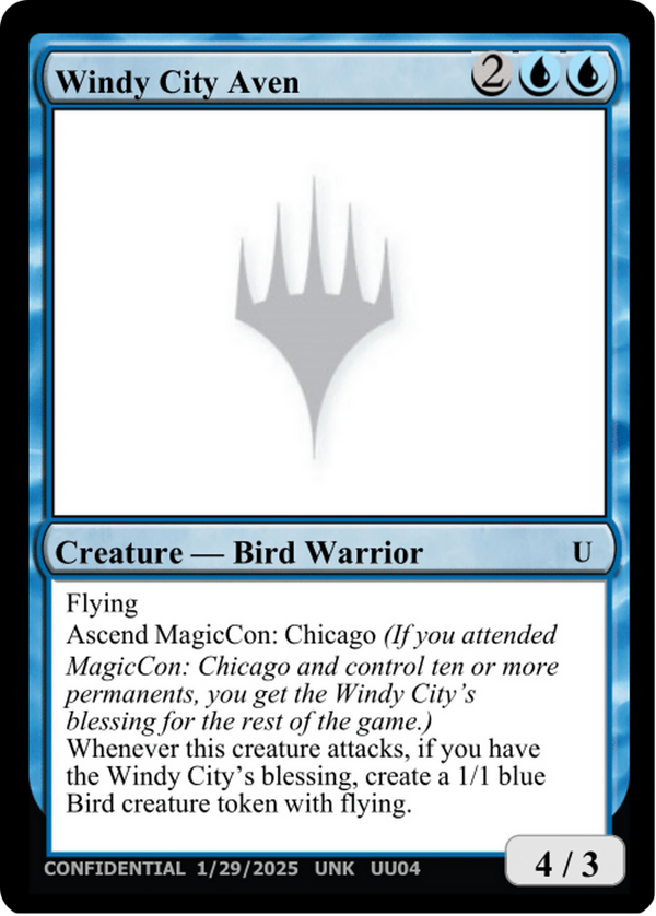 Windy City Aven (UNK-UU04A) - Un-Known Event Playtest Cards